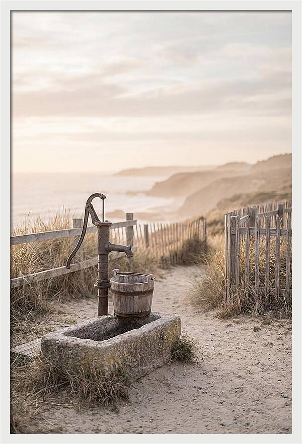 Water Pump Beside The Shore