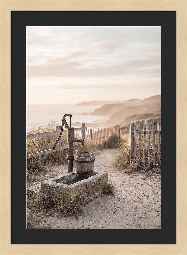 Water Pump Beside The Shore