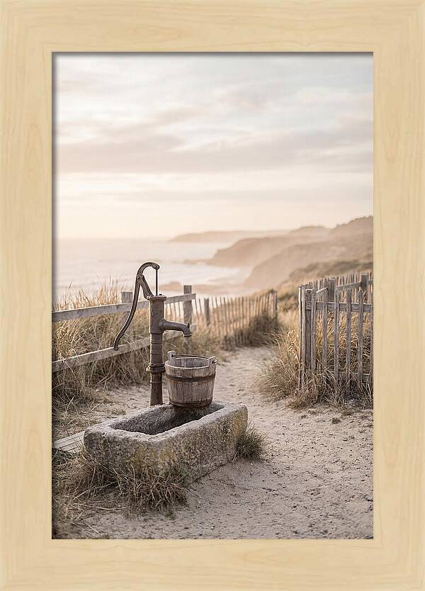 Water Pump Beside The Shore