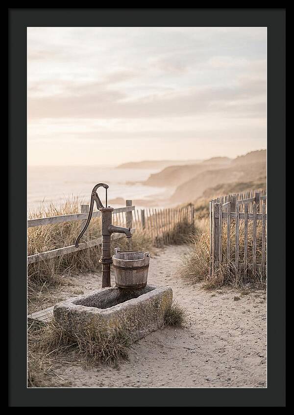 Water Pump Beside The Shore