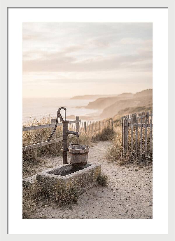 Water Pump Beside The Shore