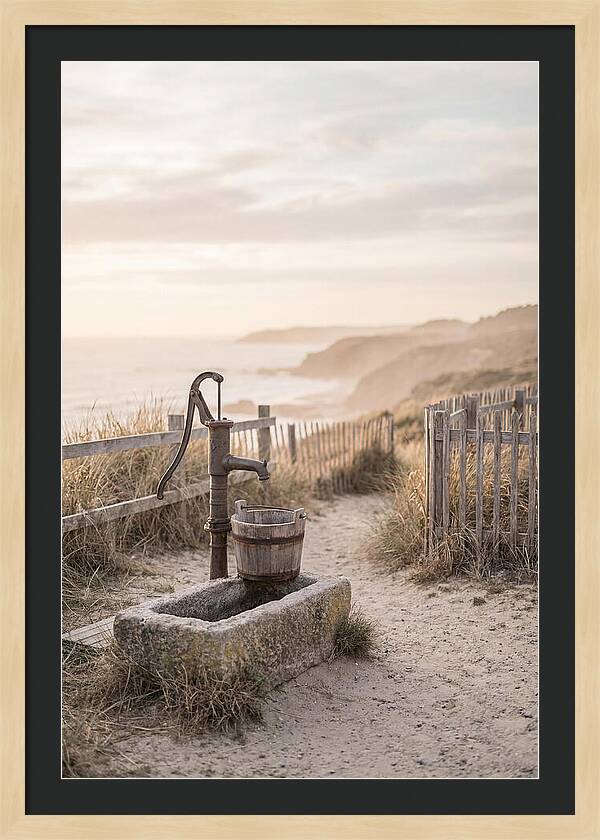 Water Pump Beside The Shore