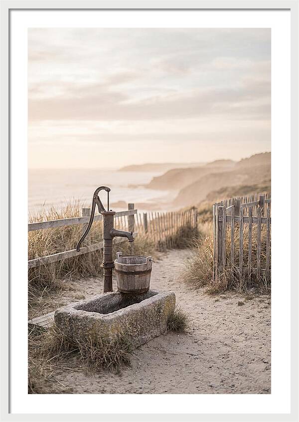 Water Pump Beside The Shore