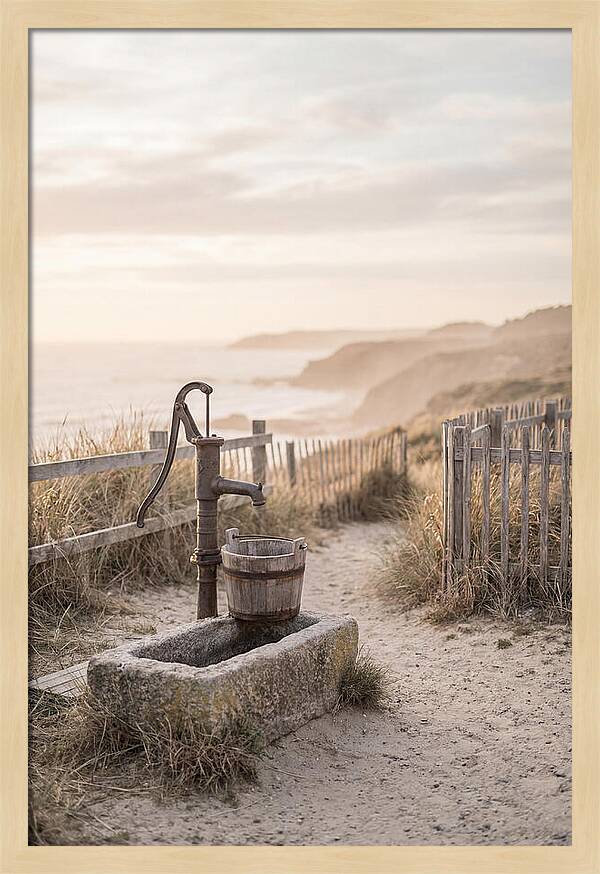 Water Pump Beside The Shore