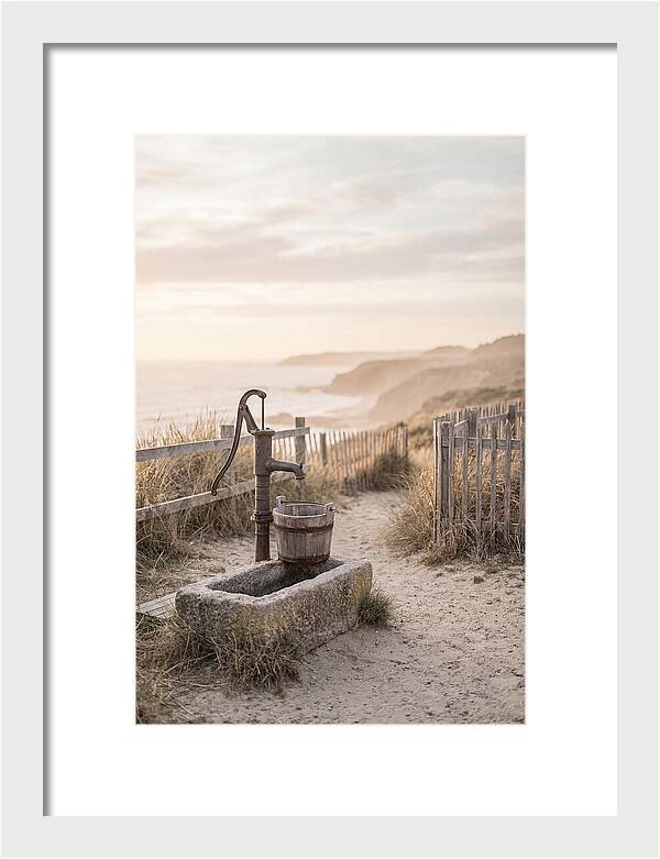 Water Pump Beside The Shore