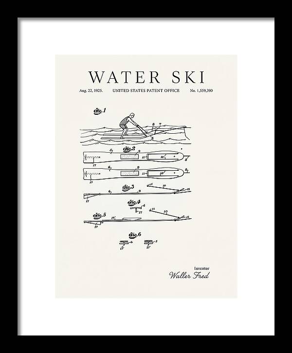 Water Ski Minimalist Patent Us1559390a
