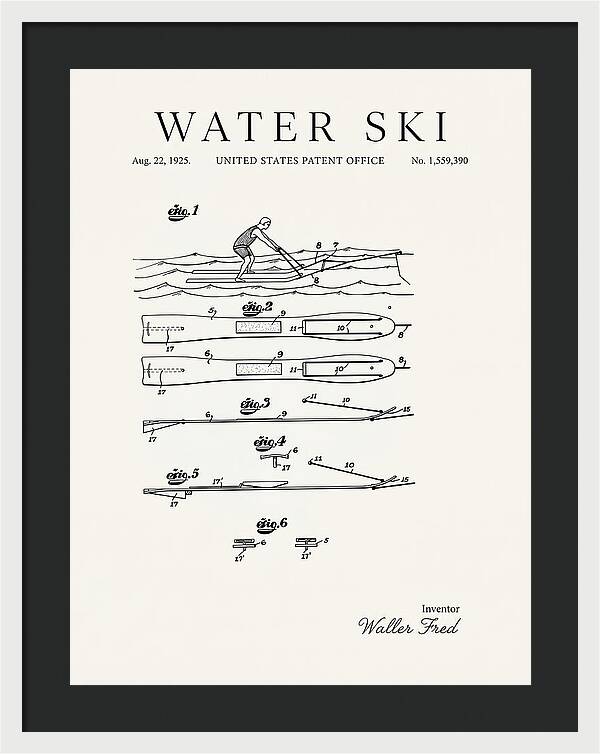 Water Ski Minimalist Patent Us1559390a