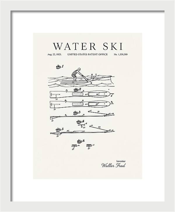 Water Ski Minimalist Patent Us1559390a