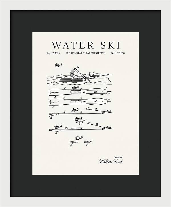 Water Ski Minimalist Patent Us1559390a