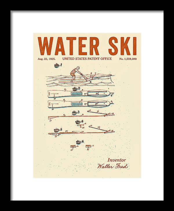 Water Ski Retro Patent Us1559390a