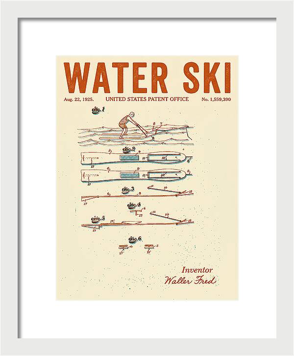 Water Ski Retro Patent Us1559390a