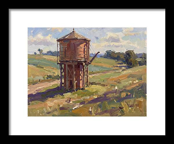 Water Tower In The Countryside