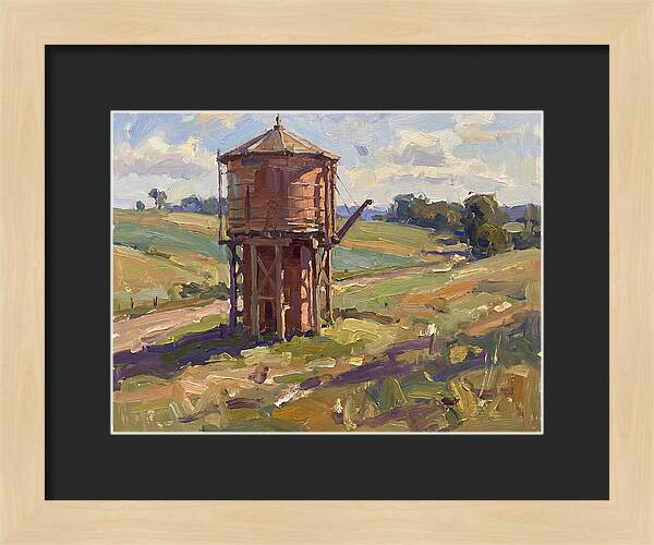 Water Tower In The Countryside