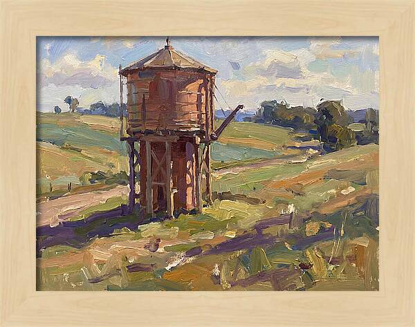 Water Tower In The Countryside
