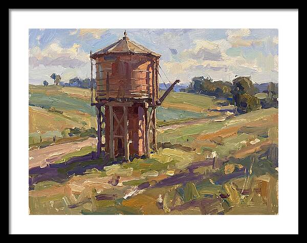 Water Tower In The Countryside