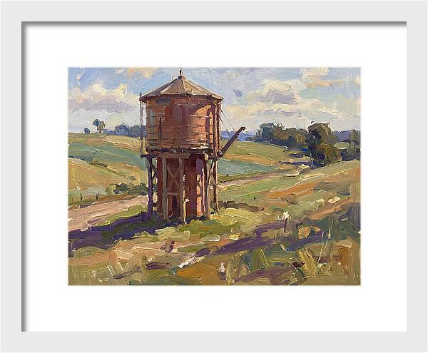 Water Tower In The Countryside