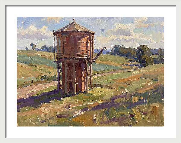 Water Tower In The Countryside