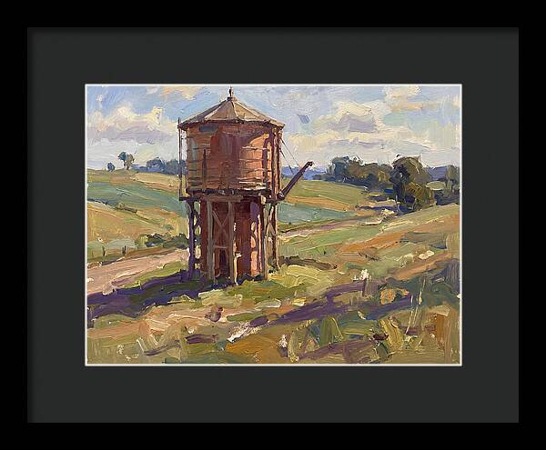 Water Tower In The Countryside