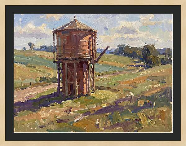 Water Tower In The Countryside