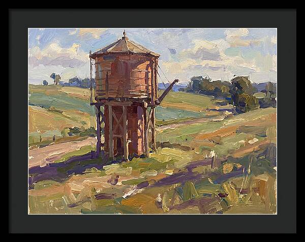 Water Tower In The Countryside