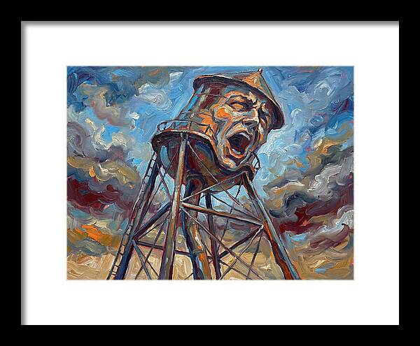 Water Tower With Expression