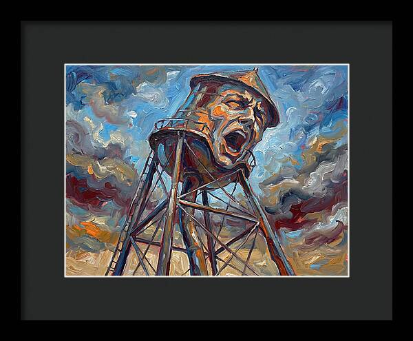 Water Tower With Expression