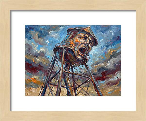 Water Tower With Expression