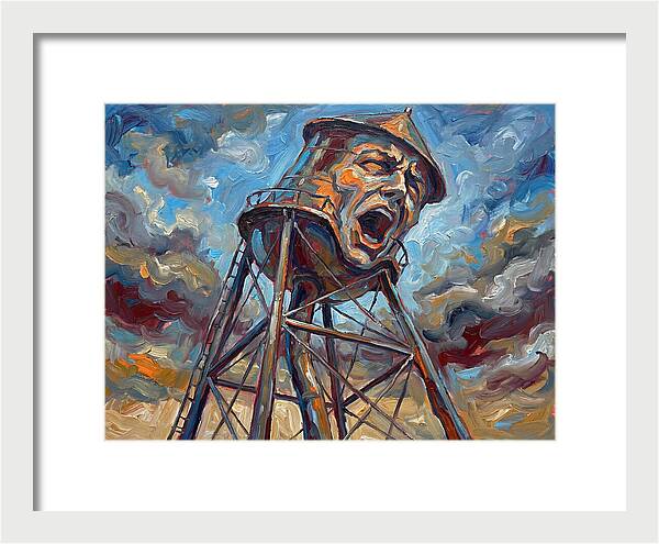 Water Tower With Expression