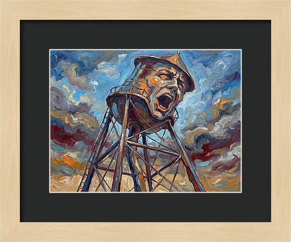 Water Tower With Expression