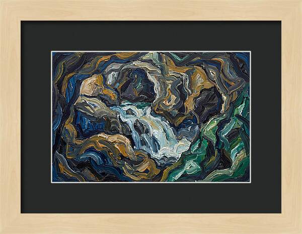 Waterfall In The Cave