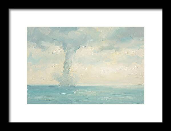Waterspout Over Calm Ocean