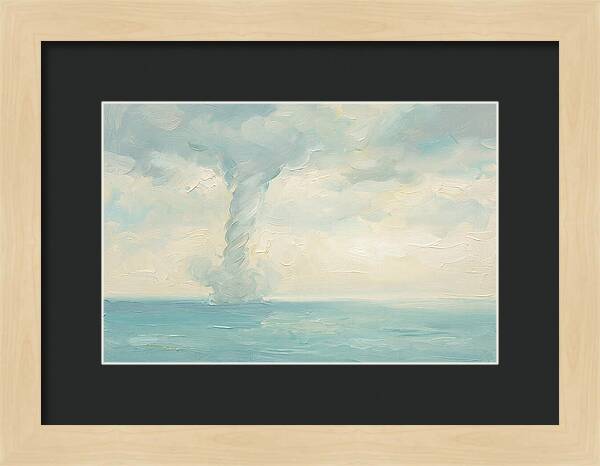 Waterspout Over Calm Ocean