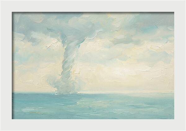 Waterspout Over Calm Ocean
