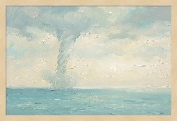 Waterspout Over Calm Ocean