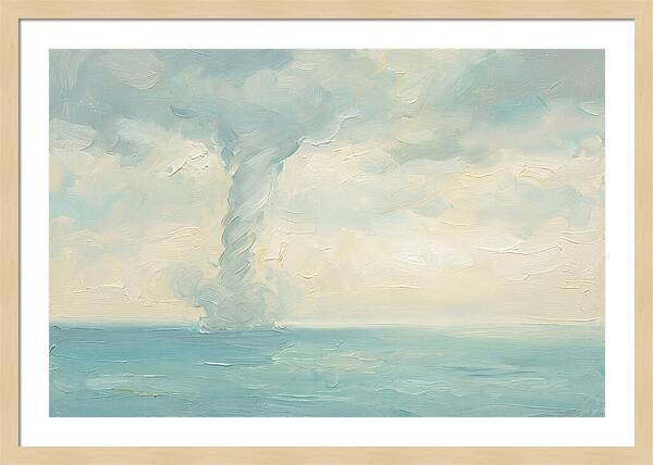 Waterspout Over Calm Ocean