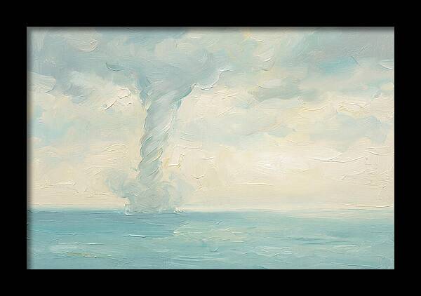 Waterspout Over Calm Ocean