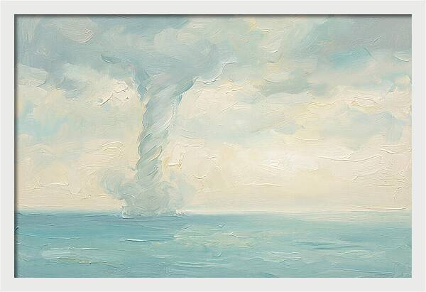Waterspout Over Calm Ocean