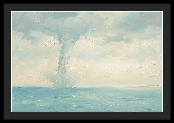 Waterspout Over Calm Ocean