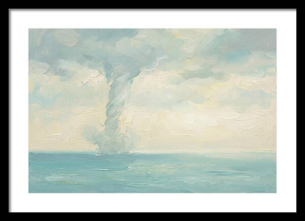 Waterspout Over Calm Ocean