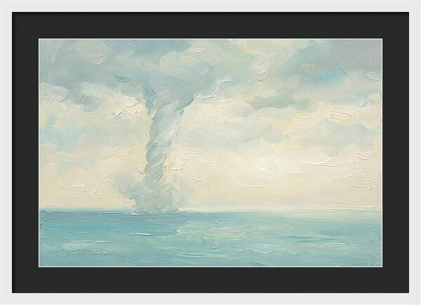 Waterspout Over Calm Ocean