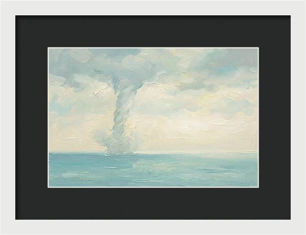 Waterspout Over Calm Ocean