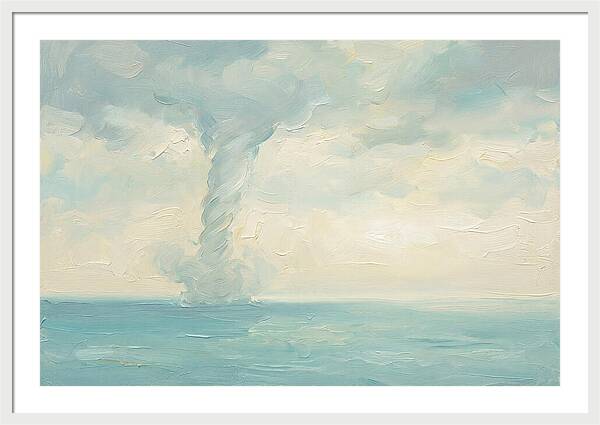 Waterspout Over Calm Ocean
