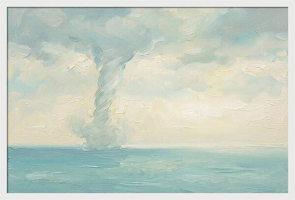 Waterspout Over Calm Ocean