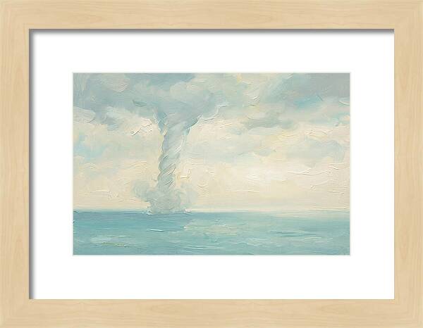 Waterspout Over Calm Ocean