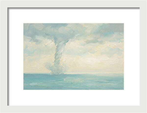 Waterspout Over Calm Ocean