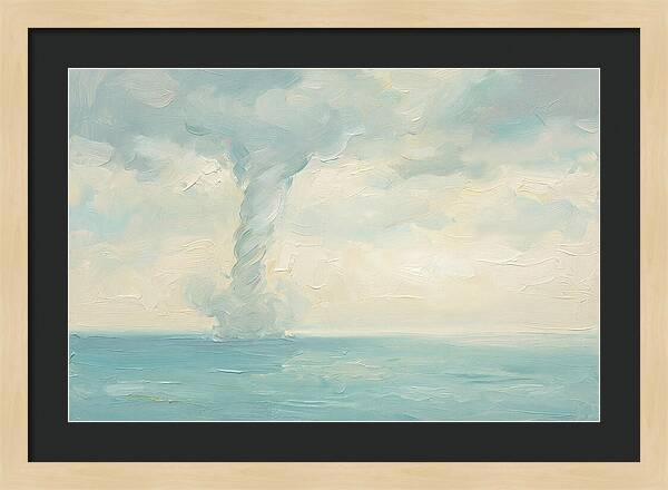 Waterspout Over Calm Ocean