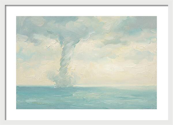 Waterspout Over Calm Ocean