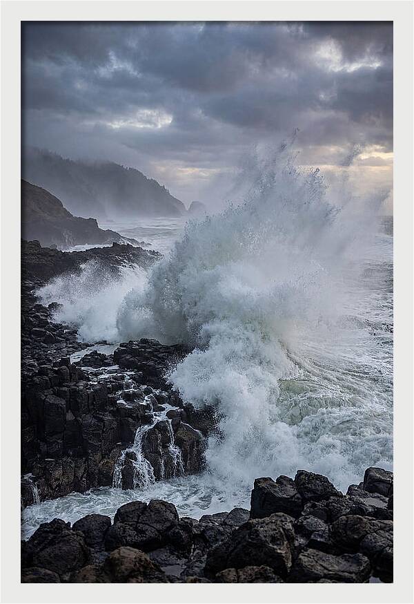 Wave Crash At Oregon Coast