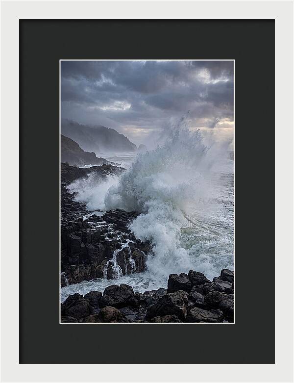 Wave Crash At Oregon Coast