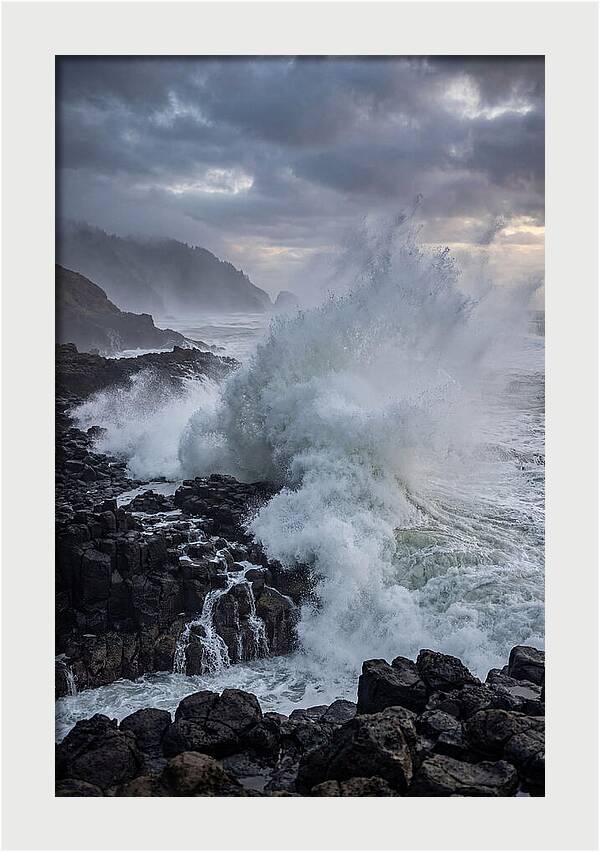 Wave Crash At Oregon Coast